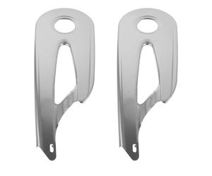 TOYANDONA 2pcs Bike Chain Guard Cover for Mountain Bikes and Bicycles, Iron Semienclosed Chain Protector with Universal Compatibility and Mud Splash Resistance for Commuting and Riding
