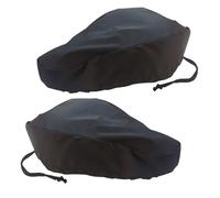 TOYANDONA 2Pcs Bike Saddle Cover Rain Protector with Drawstring for Mountain Road Folding Bikes Compact Wear Resistant for Outdoor Storage and Protection
