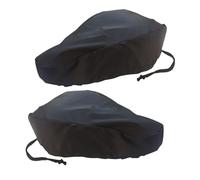 TOYANDONA 2Pcs Bike Seat Cover with Drawstring Skid Rain Protection for Bicycle Saddle Wear Resistant Suitable for Outdoor Cycling and Parking