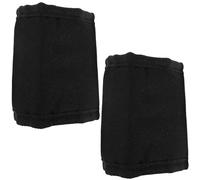 TOYANDONA 2pcs Black Protective Horse Leg Wraps Fly Boots for Horses, Equestrian Leg Guards Suitable for Riding and Training