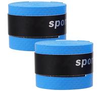 TOYANDONA 2pcs Blue Drumstick Anti-slip Tape for Electronic Drum Sticks, Lightweight and Absorbent Pu Wraps for Enhanced Grip and Shockproof Protection on Drum Kits