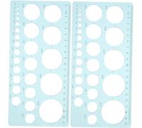 TOYANDONA 2Pcs Blue Fruit Diameter Gauge Rulers for Measuring Cherry Blueberry with Design Durable Material for Accurate Fruit Grading and Diameter Measurement