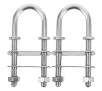 TOYANDONA 2pcs Boat U-Bolt Tie Down Clamp, Marine Fastening Hardware