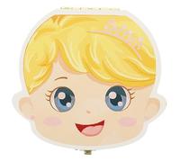 TOYANDONA 2pcs Box Decorative Boy Girl Teeth Box First Tooth Container Boys and Girls for Memory Keeping