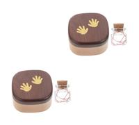TOYANDONA 2pcs Box Fairy Keepsake Box Storage Holder Case for Boys and Girls and Born Essentials
