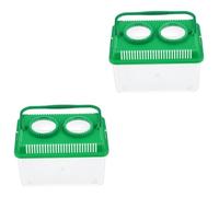 TOYANDONA 2pcs Box Portable Magnifier Box Outdoor Cage Magnifying Case for Insects and Critters Camping Boys and Girls Bug Catcher