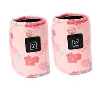 TOYANDONA 2pcs Boy Girl Bottle Warmer Portable USB Car Power Bank Heating Cover Born Essentials