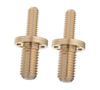 TOYANDONA 2pcs Brass Billiard Cue Extension Screws Durable Connection Accessories for Pool Cue Performance Precision Fit for Standard for Home and Club Use