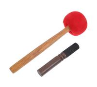 TOYANDONA 2pcs Buddha Singing Bowl Stick with Wooden Handle and Felt Mallet Head, Portable and Handy Accessories for Singing Bowl and Gong, for Yoga Class and Meditation