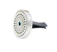 TOYANDONA 2pcs Car Air Vent Freshener Perfume Locket Elegant Heart Shape Alloy Stainless Steel Clip for Stress-free Driving and Eliminating Unpleasant Smell, Car Decoration for Random Color