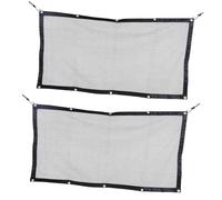 TOYANDONA 2Pcs Car Net Barrier Pet Mesh Divider for Vehicle Safety Lightweight Design Easy Installation Portable Car Pet Protector