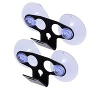 TOYANDONA 2Pcs Car Radar Holder Suction Cup Mount Plastic Windshield Radar Accessory Bracket for Vehicle Electronics Universal Suction Cup Car Bracket