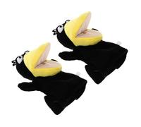 TOYANDONA 2Pcs Cartoon Crow Hand Puppet for Interactive Storytelling for Parent Fun Enhance Creativity Communication Skills for Role Play and Bedtime Stories