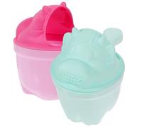 TOYANDONA 2pcs Cartoon Waterfall Cup for Shower Hair Washing, Lightweight and Break Resistant Shampoo Rinser Cups for Baby Bath Essentials and Personal Care