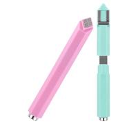 TOYANDONA 2pcs Cat Eye Nail Magnet Stick Nail Magnet Magnetic Tool 4-in-1 Detachable Wand Pink and Green Rhomb Head for Home Use Professional Salons