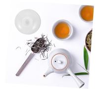 TOYANDONA 2pcs Ceramic Tea Cup Lid White Porcelain Replacement Covers for Teapots and Teacups Heat Insulating Smooth Edges Practical and Decorative Accessory for Tea Lovers