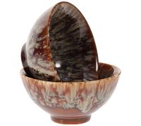 TOYANDONA 2pcs Ceramics Fambe Tea Cup Household Teacup Classic Delicate Style Practical Choice for Tea Ceremony and Restaurant Random Style