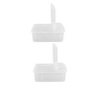 TOYANDONA 2pcs Cheese Slice Storage Box, Reusable Plastic Keeper | Fridge Organisation for Butter and Sandwich Toppings, Quick Visibility, Practical Kitchen Container for Home Cooks