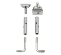 TOYANDONA 2pcs Chinrest Screws for Violin and Easy to Install Violin Accessories Helping Tools Fit