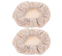 TOYANDONA 2pcs Cloth Jar Replacement Lids for Wide Mouth Kitchen Jars Reusable Cotton Covers for Fermenting Storage Bottle Protectors Suitable for Sourdough