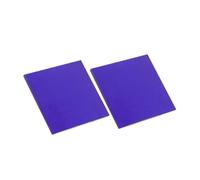 TOYANDONA 2pcs Cobalt Glass Sheets for Labs Experiment Tool Glass Plate for Chemistry Experiment Supply Flame Reaction Accessory for School Physical Supply Device Cobalt for Labs