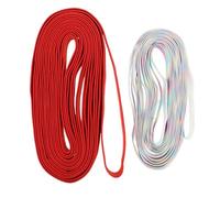 TOYANDONA 2pcs Colorful Elastic Jump Rope for Stretch Skipping Ropes for Fitness Coordination and Outdoor Play Suitable for Various Ages Family Fun