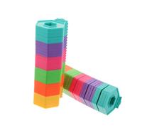 TOYANDONA 2pcs Colorful Montessori Stacking Rings Portable Early Learning for Cognitive Development Emotional Calm Family Interaction Lightweight Stacker for Indoor Outdoor Play