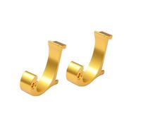 TOYANDONA 2pcs Colorful Single Hooks Made of Space Aluminium, Creative and Fashionable Design, Easy to Use and Carry, for Bathroom, Kitchen Or Bedroom Door Hanging