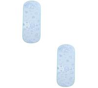 TOYANDONA 2pcs Cooling Mat Stroller Liner Seat Pad Breathable Lightweight Safe for Summer and Seasons