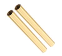 TOYANDONA 2pcs Copper Rod Straight Tube for Lamps Internal Threaded Vintage Stem Lighting Fixture Parts Hollow Wall Lamp Extension for Easy Installation and Replacement