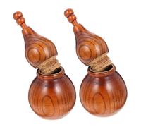 TOYANDONA 2Pcs Creative Wooden Toothpick Holders Portable Toothpick Storage Boxes for Home and Living Household Containers with Unique Design and Compact Craftsmanship