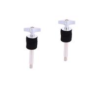 TOYANDONA 2pcs Cymbal Stacker Screw Iron Plated Drum Accessory for High Pitch Drums Easy to Install Replacement for Broken Cymbal Stacker