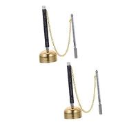 TOYANDONA 2pcs Deep Resonance Fengshui Bell Buddhism Buddha Ornament for Meditation