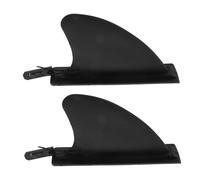 TOYANDONA 2pcs Detachable Kayak Paddle Board Fin Set Snap-in Hydrodynamic Replacement Surfboard Fins for Inflatable Paddleboards Lightweight Compact Water Sports Accessory with Secure Fit