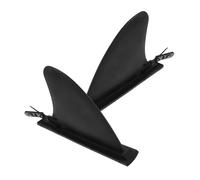 TOYANDONA 2pcs Detachable Surfboard Tail Fin Set Paddleboard Rudder for Kayak Inflatable Sup Water Sports Hydrodynamic Snap-in Design Enhances Stability Balance and Directional Control
