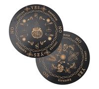 TOYANDONA 2pcs Divination Information Board Wooden Pendulum Alphabet Decorative for Divination Enthusiasts