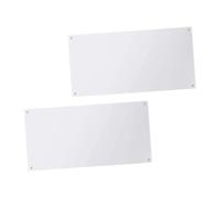 TOYANDONA 2pcs DIY Blank Banner Cloth Polyester Oxford Graffiti Wall Material Weather Resistant Decorative Flag Curtain for Holiday Party Photo Backdrop and Indoor Outdoor Use