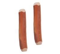 TOYANDONA 2pcs Dog Chew Stick for Teething and Muscle Training Coffee Wood Toy for Puppies and Large Dogs Supports Oral Health Diameter