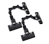 TOYANDONA 2pcs Double Head Adjustable Drawing Board Clamps Dual Opening Art Reference Holders for Sketch Pads Easels with Strong Gentle Grip for Artists and Studio Use