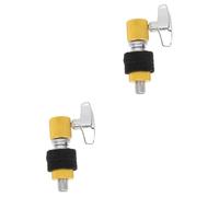 TOYANDONA 2pcs Drum Set -hat Clutch Aluminum Alloy Cymbal Release Pedal Easy Installation and Design for Jazz Drummers Versatile -hat Stand Accessory Random Washer