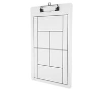 TOYANDONA 2PCS Dry Erase Coaching Clipboard for Tennis and Hockey Reusable Whiteboard for Strategy Planning Non-Magnetic Tactical Board for Coaches to Demonstrate and Player Performance