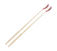 TOYANDONA 2pcs Dulcimer Bamboo Yangqin Keys Ebony Head, Yangqin Musical Instrument Supplies for Performance, Khaki Dulcimer Jean Bamboo Accessories