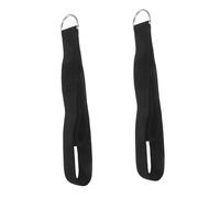 TOYANDONA 2pcs Elastic Double-ring Yoga Stretching Straps for Full-body Workouts Comfortable Premium Elasticity Bands for Flexibility Injury and Advanced Yoga Poses