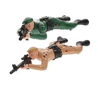TOYANDONA 2Pcs Electric Crawling Soldier for Climbing Army Figures with Music and Lighting Safe Smooth Edged Action Playthings for Parent Interaction and Party Favors