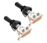 TOYANDONA 2pcs Electric Guitar Toggle Rocker Switch for Pickup Selector Guitar Toggle Replacement Part for Supplies