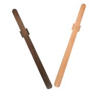 TOYANDONA 2pcs Ergonomic Long Handle Wooden Shoehorn with Magnetic Wall Mount for Neat Storage, Prevents Tipping, for Elderly Mobility and Daily Routines in Doorways