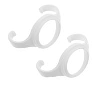 TOYANDONA 2pcs Ergonomic Reusable Milk Bottle Handles Scald Grip for Newborns Compatible with Pigeon Generation Bottles