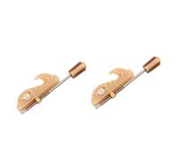 TOYANDONA 2pcs Erhu Bow Hook Screw Easy to Install Accessory for Erhu Players String Design for Daily Practice and Performance