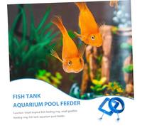 TOYANDONA 2pcs Feeding Rings Floating Aquarium Feed Tool Adjustable Fish Food Holder for Flake and Floating Foods
