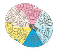TOYANDONA 2pcs Feeling Wheel Badge Emotion Wheel Accessory with Alloy Material and Creative Design for Thanksgiving and Christmas